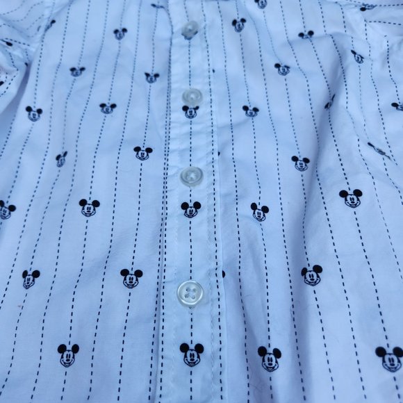 Disney Mickey Mouse Button Down Dress Shirt Boys Size 3 to 6 Months - Picture 5 of 5